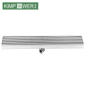 Bathroom linear stainless steel channel drain